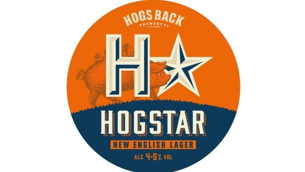 Hogs Back Brewery Hogstar lager in cans