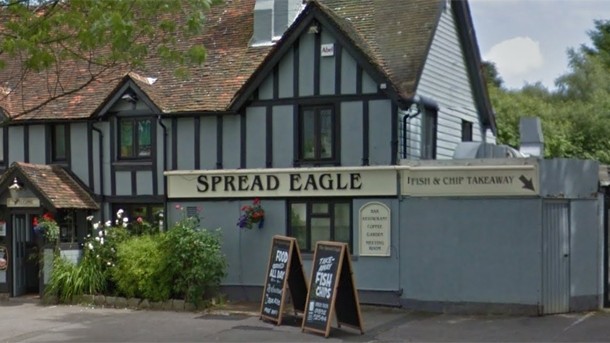 Food hygiene: a spokesperson for the Spread Eagle claimed all legal requirements had been addressed (Photo via Google Maps)