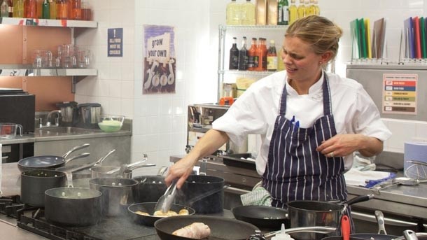 Emily Watkins, chef patron of the Kingham Plough: Masterchef: the Professionals judge Galetti's views "off-putting"