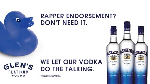 Advertising: Glen's Platinum Vodka is launching a marketing campaign