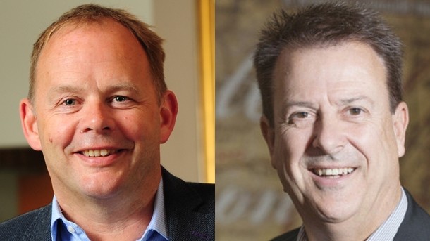 Battle: there could be a bidding war between (left) Star Pubs' Lawson Mountstevens and Emerald Investments' Alan McIntosh for control of (right) Duncan Garood's Punch 