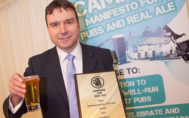 Andrew Griffiths MP, who CAMRA members claim has 'constantly tried to undermine industry reform'