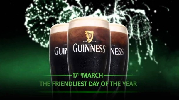 Guinness St Patrick's Day kits provided by Diageo to pubs and bars