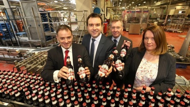 Marston's chief Ralph Findlay (far left) said: 'We have responded to consumer demand'