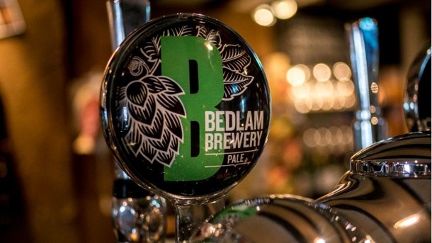 Bedlam Pale: "sessionable" pale ale with US inspiration
