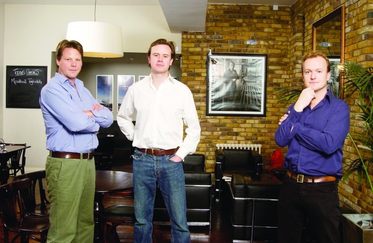 Renaissance founders: L-R Mark Reynolds, Tom Peake, Nick Fox