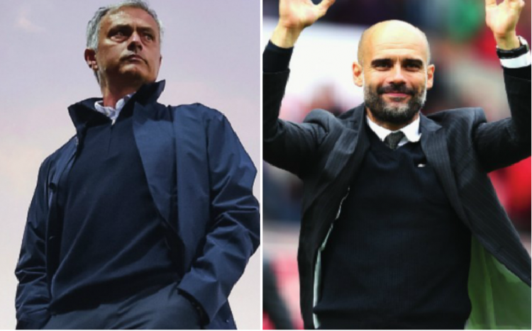 Renewed rivalries: Jose Mourinho (left) and Pep Guardiola