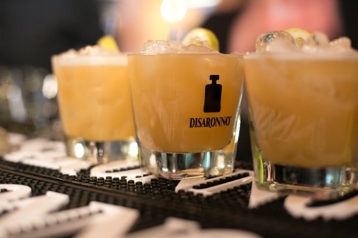 The "Disaronno Terrace" parties will focus on the Disaronno Sour signature serve