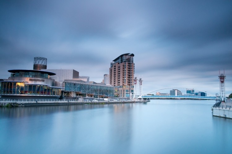 Salford Quays is part of the feel-good factor surrounding Manchester