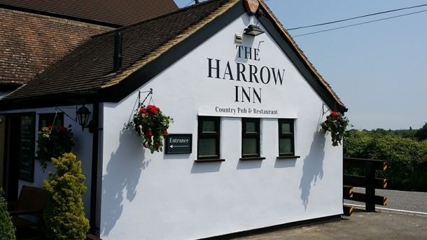 Vandalism: the Harrow Inn no longer has a play area