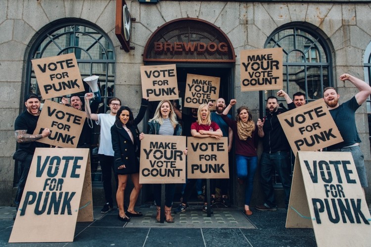 Vote Punk: BrewDog hopes to encourage individuals to cast their vote on 8 June