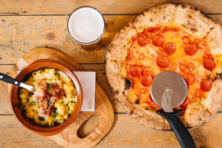 Comfort food: Pizza, Pots & Pints serves wood-fired pizzas and warm terracotta pots