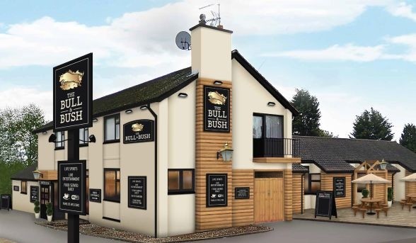 Top-quality local: Star Pubs & Bars plans to spend £320,000 transforming the Bull & Bush