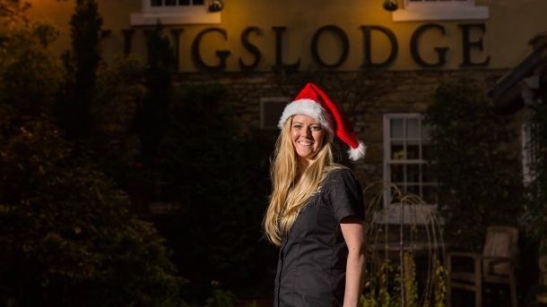 Heart-breaking: general manager of the Kingslodge Inn Leanne Jeffrey said she wanted lonely older people to come and have their free meal.