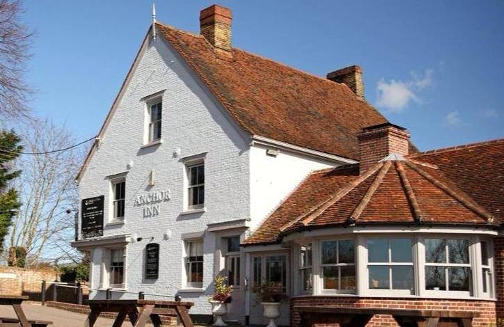 The Anchor Inn, Nayland: the riverside pub has a first-floor room for formal dining and an on-site smokehouse