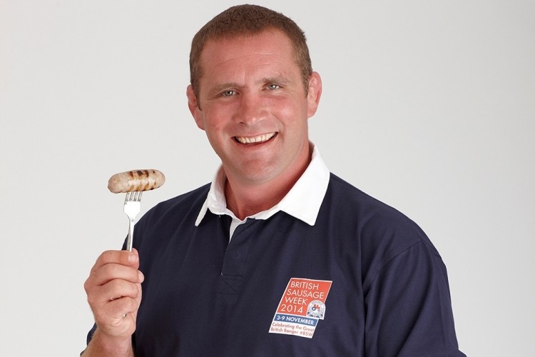 British Sausage Week ambassador: Phil Vickery will be sampling some of the finest quality-assured sausages throughout the country