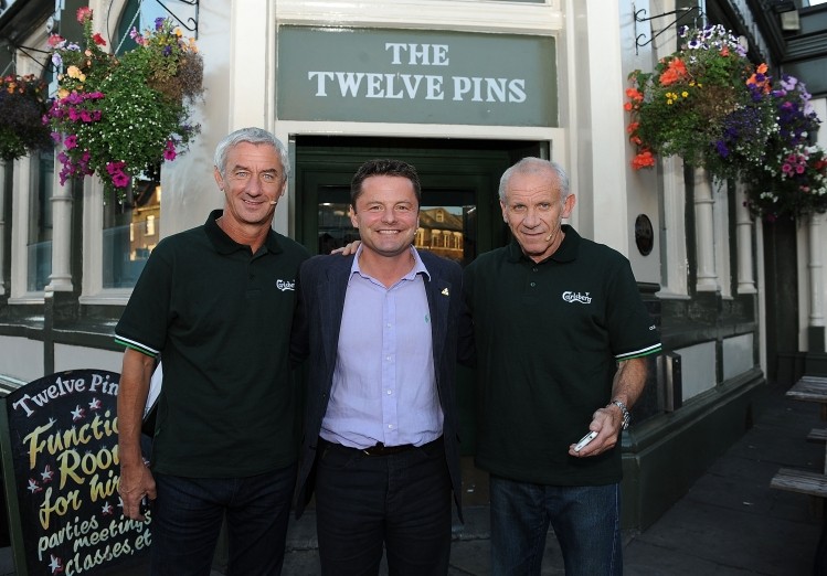 Special guests: Ian Rush, Chris Hollins and Peter Reid at the Twelve Pins in Finsbury Park, London