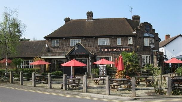 The Kings Arms was among the pubs forced to cancel a half term event 