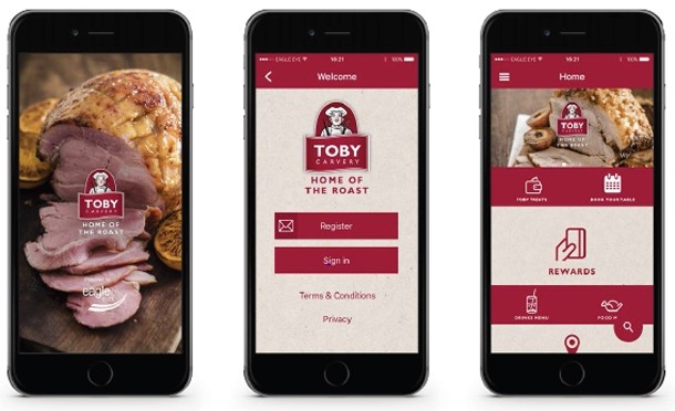 Toby Carvery launches customer loyalty app