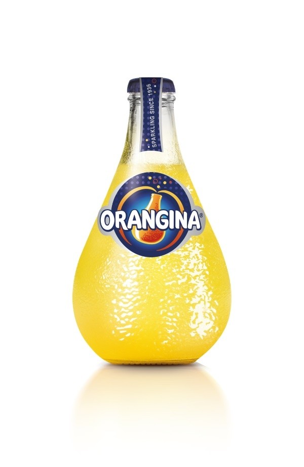 Orangina's distinctive 'bulby' bottle.