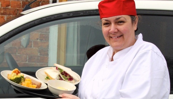 Landlady Emma Harvey launched a meals-on-wheels service for the elderly