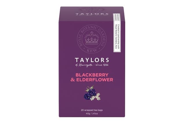 Blackberry & Elderflower: one of the six-strong Fruit and Herbal Infusions range
