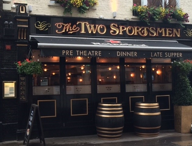 Exterior of the Two Sporstmen, London