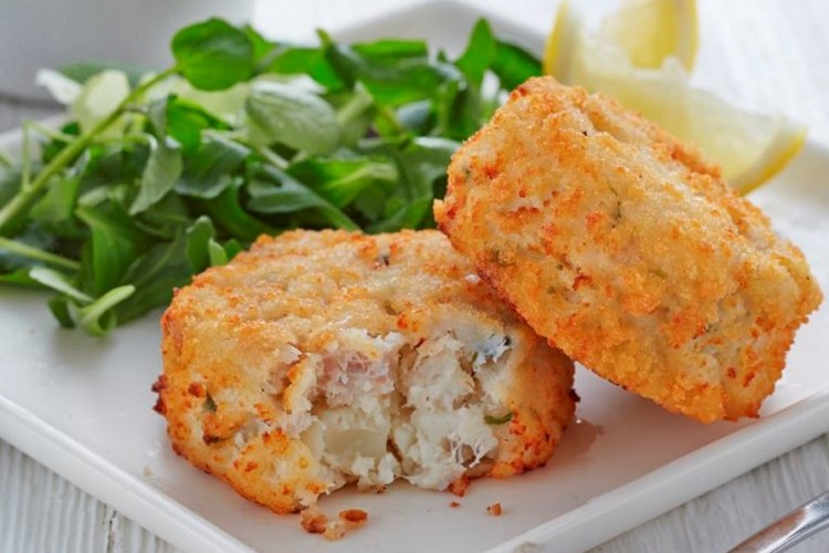 M&J fishcakes: Made from Scottish salmon fillet or line-caught haddock