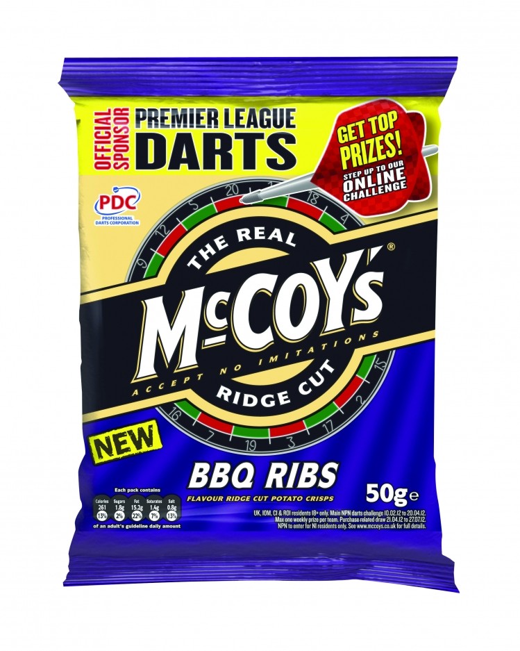 McCoy's: linking up with darts league