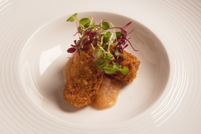 Slow-cooked lamb shoulder croquettes: Showcased at the EBLEX campaign launch