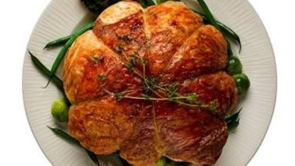 Christmas cracker: a turkey cushion with pork and orange stuffing is an alternative meat option in the new range