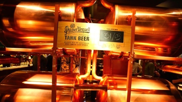 The Tankovna beer installation at Duck & Rice is the fourth in London