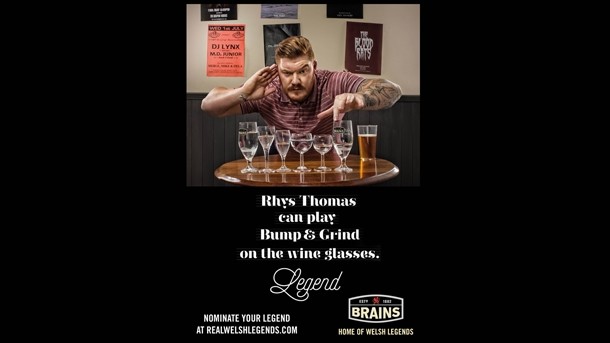 Brains new Legends advertising campaign