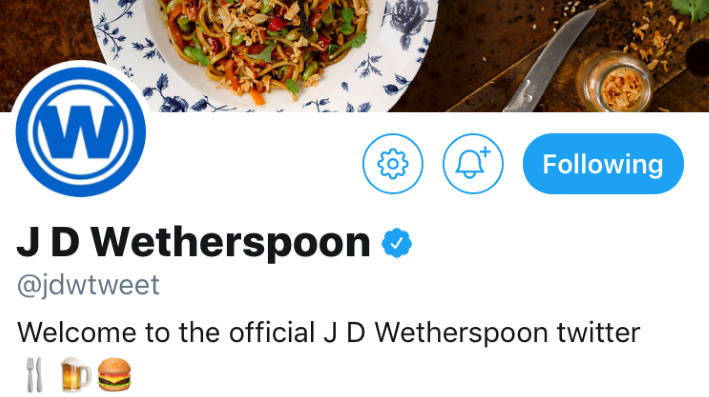 Drinkers duped: JD Wetherspoon has been forced to deny claims made by a spoof Twitter account