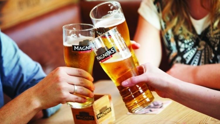 Low prices: Magners cider is just one of the drinks that will be cheaper in JDW pubs this month