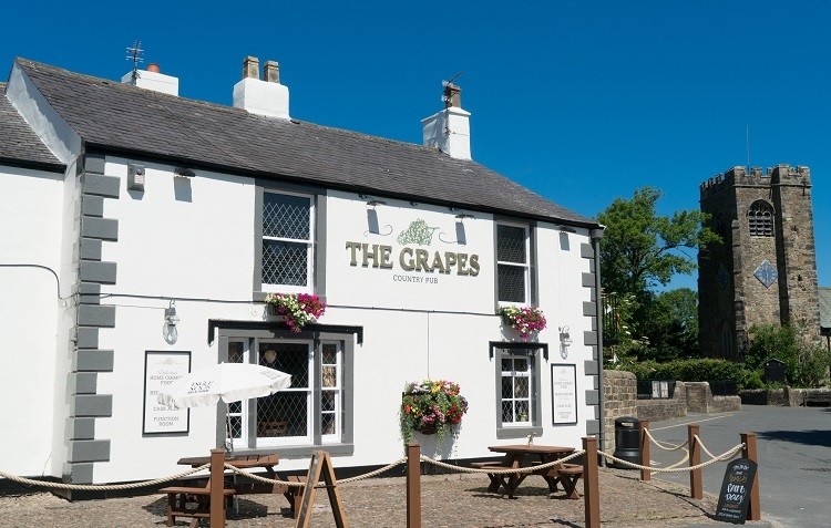 'Well-loved pub': the 18th century Grapes, in Goosnargh, has reopened following a five-figure investment by Admiral Taverns