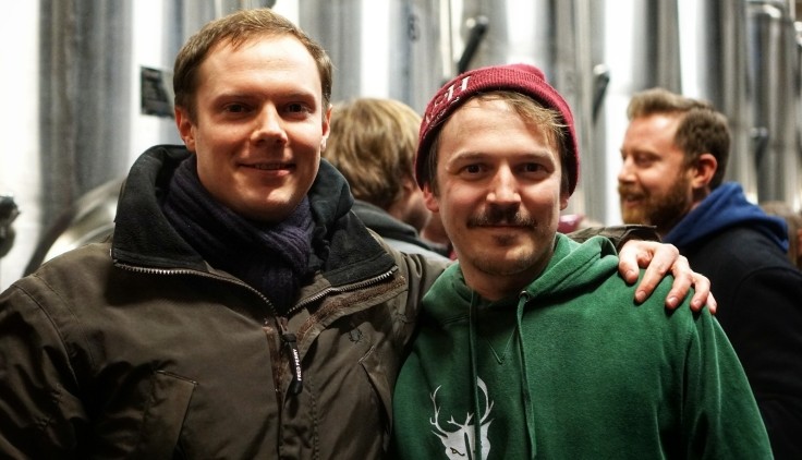 All grown up: The brewery was founded by childhood friends Paul Anspach (right) and Jack Hobday (left) in 2014