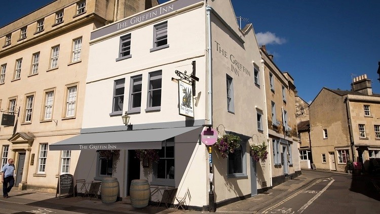 Iconic venue: St Austell Brewery has acquired the Griffin Inn in Bath, its first purchase since Bath Ales in 2016