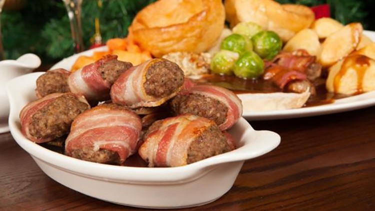 Meat treat: Hungry Horse has introduced cows in quilts as its new festive side dish