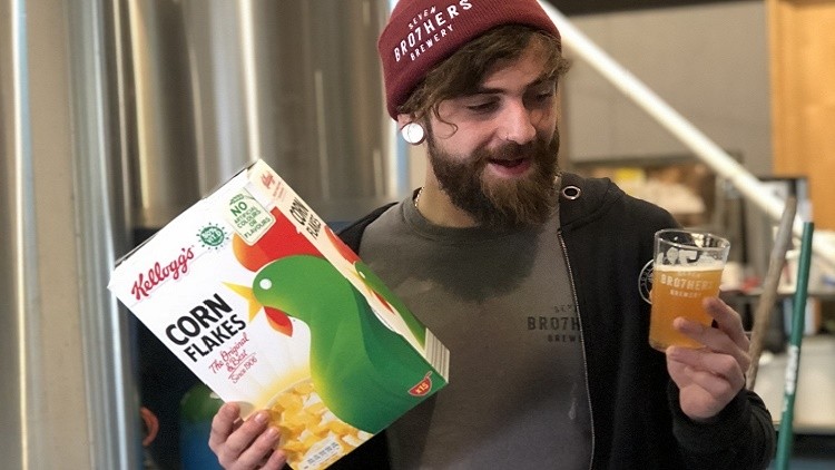 Upcycling: Kellogg's and Seven Bro7hers Brewery have brewed an IPA from unwanted cornflakes 