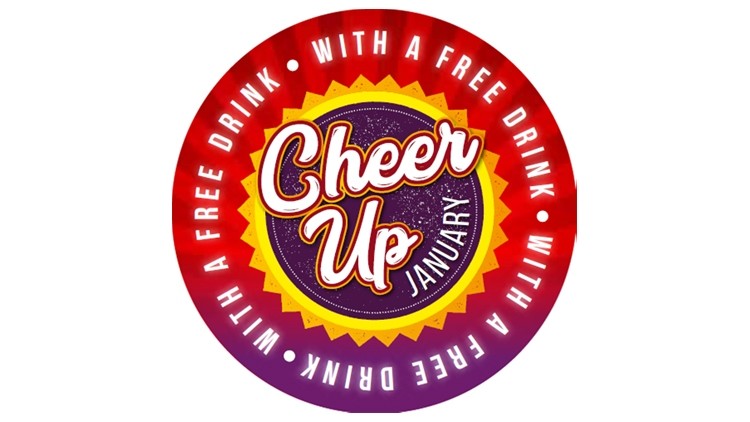 Drink up: the initiative, which will run from 2 to 20 January 2019, will be accompanied by a digital and social media campaign 'Cheer Up January'