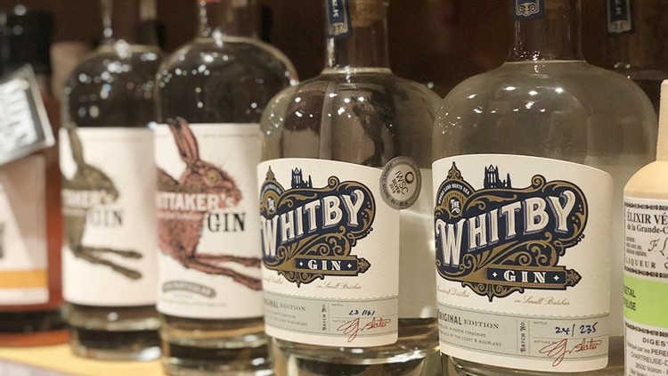 Best in show: Whitby Gin has scooped the top UK spot for the Best London Gin at the World Gin Awards