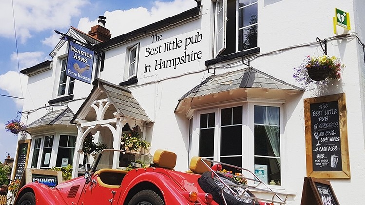 Top prize: the Wonston Arms has pipped hundreds of other pubs to the post after being named CAMRA's best pub in Britain 