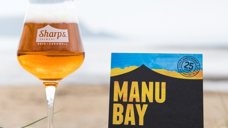 Golden time: Manu Bay by Sharp's Brewery is said to be perfectly paired with the summer months 