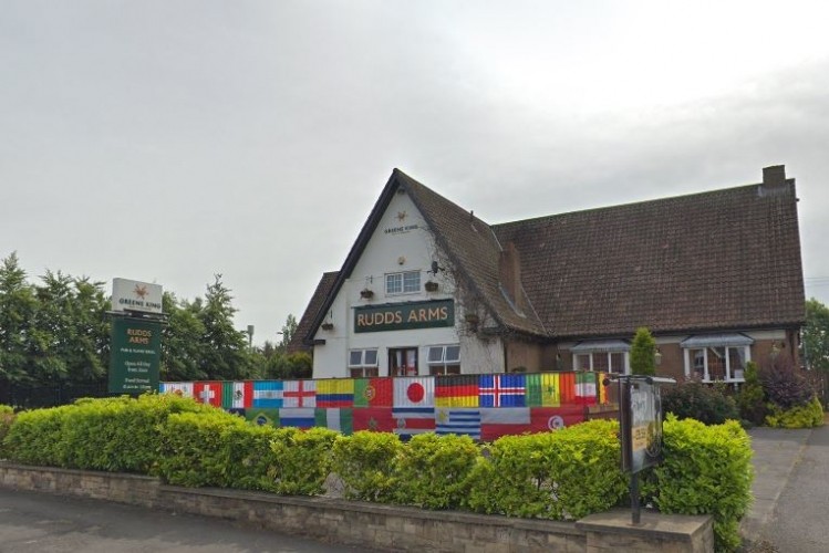 Open as usual: Greene King pub the Rudds Arms suffered a sales drop after fire (image: Google Maps)