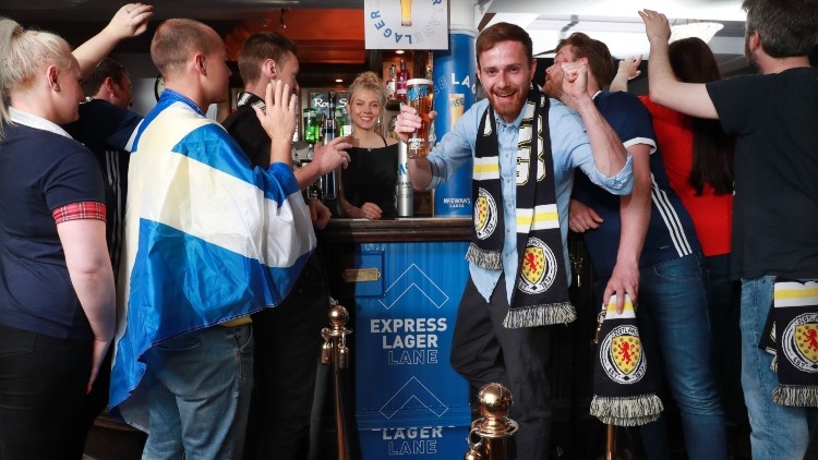 Un-beer-lievable: a pub has introduced a beer lane in its venue so punters can avoid long queues at the bar