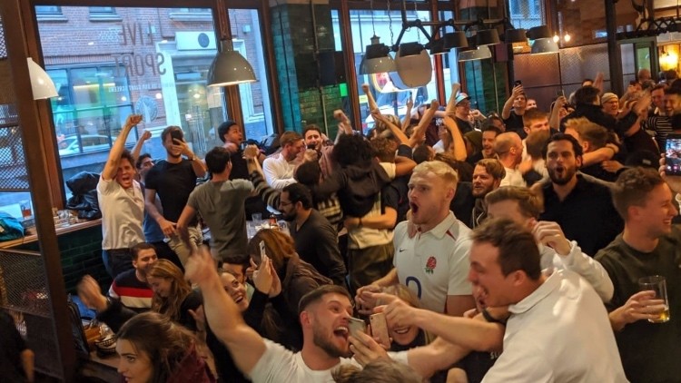 Crowd puller: the Murderers pub served 160 breakfasts in two hours during the Rugby World Cup final
