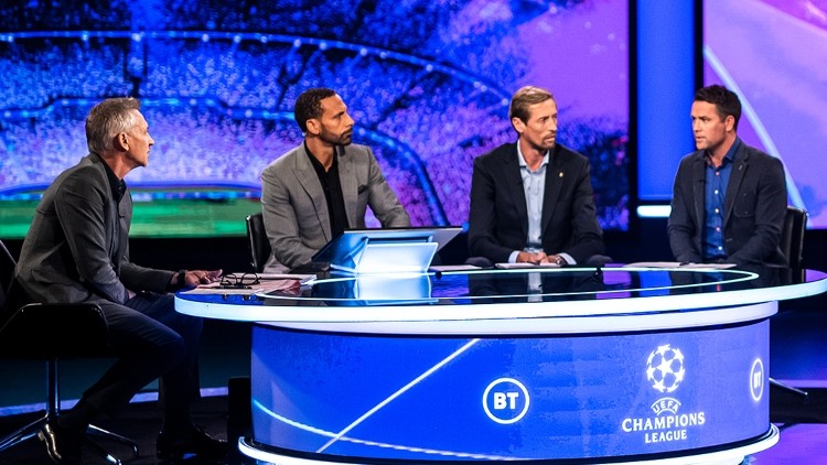 Rights winner: BT Sport has won the exclusive UK rights to the UEFA Champions League, UEFA Europa League and the new UEFA Europa Conference League, for three seasons from 2021