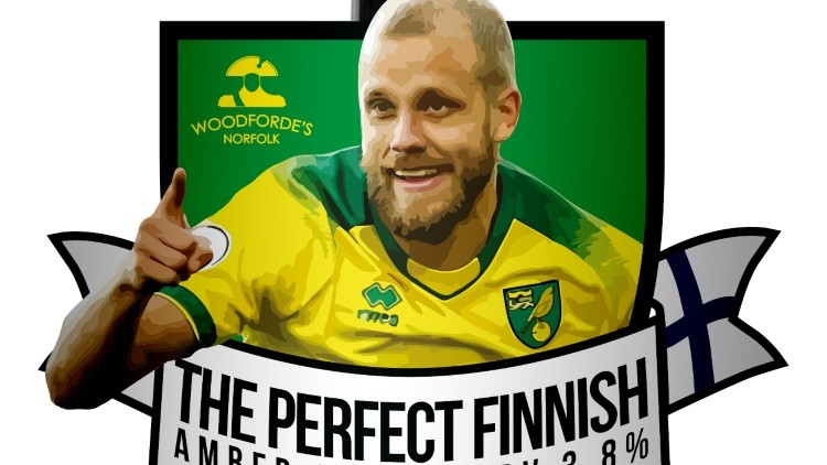 Pukki party: 'we hope we’ve done Teemu justice by creating a beer that, like him, is a huge hit with the fans,' Woodforde's James Armitage explained