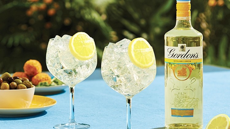 Citrus hit: Gordon’s Sicilian Lemon is the latest variant in the brand’s gin portfolio